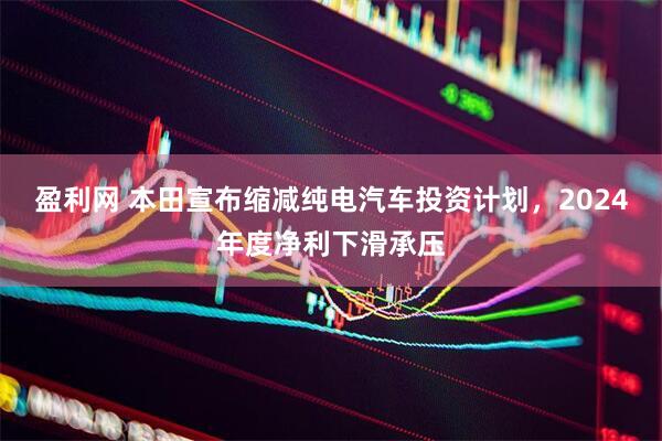 盈利网 本田宣布缩减纯电汽车投资计划，2024年度净利下滑承压