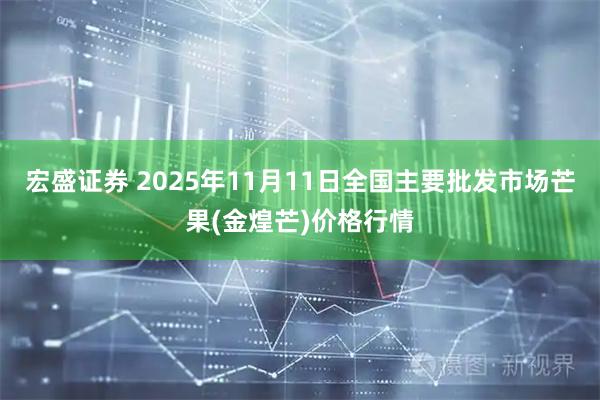 宏盛证券 2025年11月11日全国主要批发市场芒果(金煌芒)价格行情